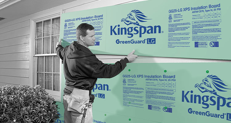 GreenGuard Drainage Channel Insulation Board