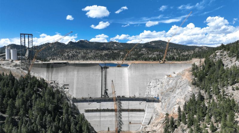 Denver Dam construction in Boulder County