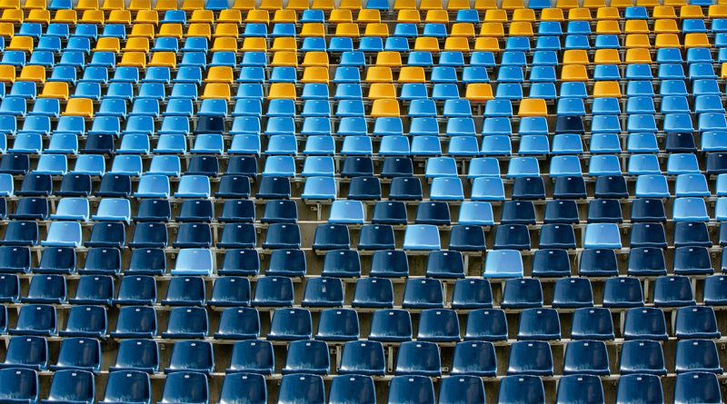 Collection of stadium seats to support Highmark Stadium article