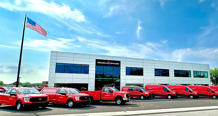 Modern Controls Inc. building located in New Castle, Delaware, USA