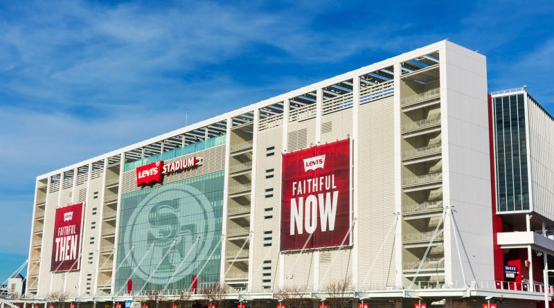 Levi's Stadium exterior home of the San Francisco 49ers of the National Football League