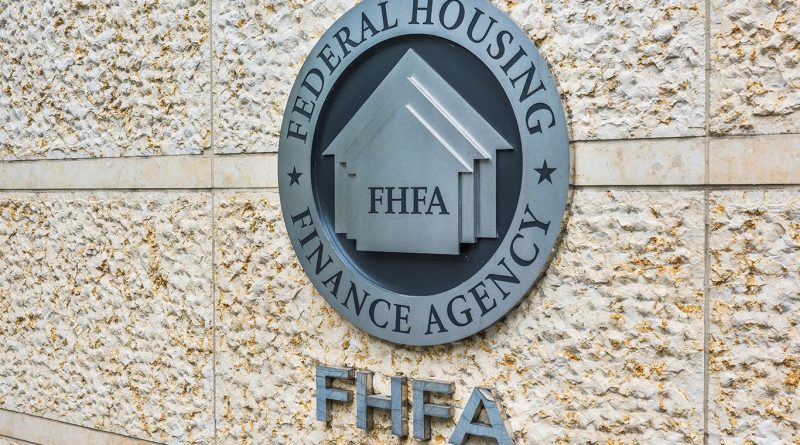 FHFA logo on wall to support federal housing proposals article