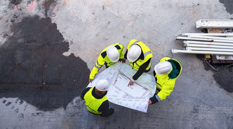 Graph showing rise in construction planning activity year‑over‑year