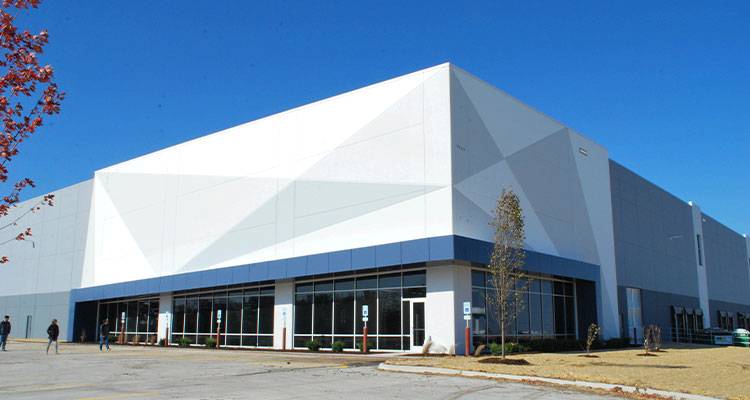 he Wolf Home Products distribution center in Wilmington, Illinois