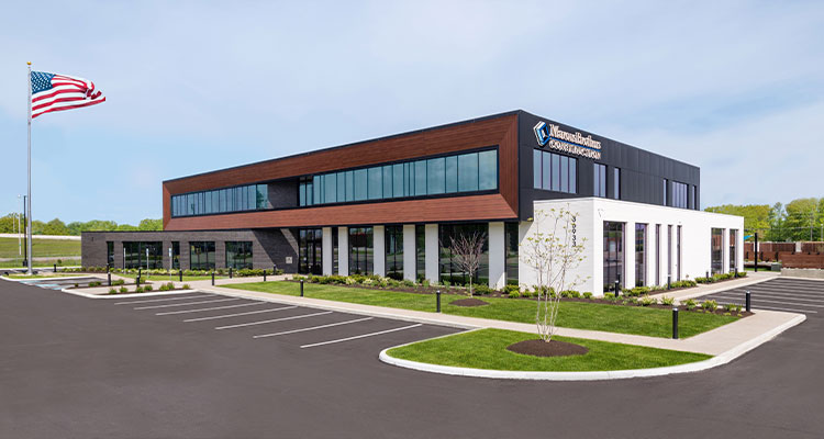 the headquarters of Marous Brothers Construction, located in Willoughby, Ohio