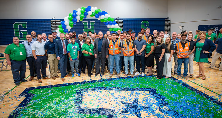 a large group of people gathered for an event