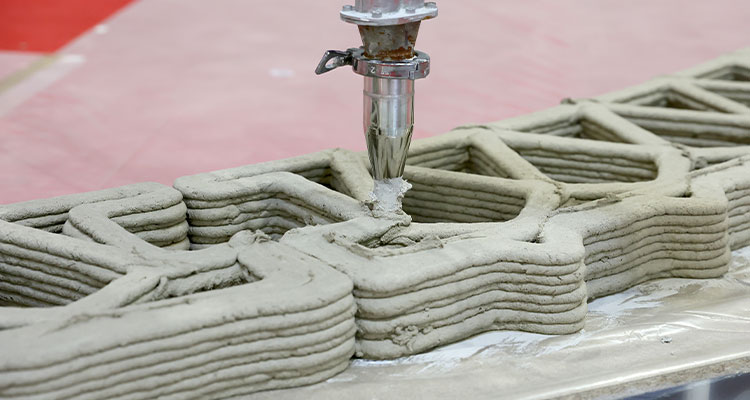 3D concrete printing in action, an innovative construction method using additive manufacturing