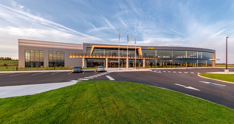 the state-of-the-art Viega manufacturing, distribution, and training facility located in Mantua, Ohio