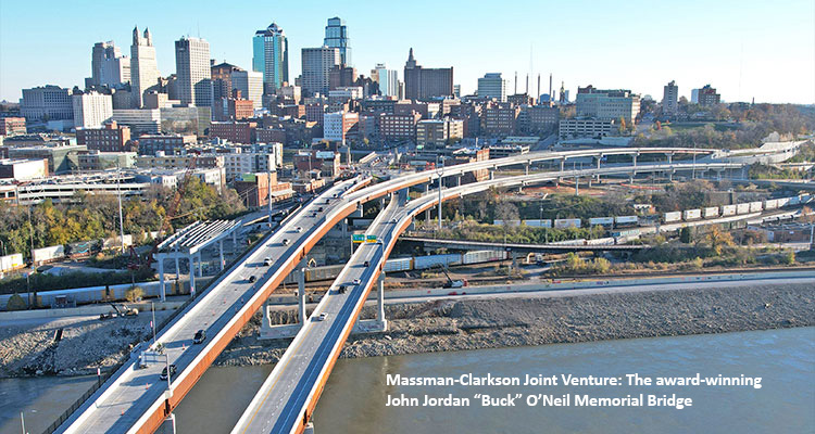 Massman-Clarkson Joint Venture: The award-winning John Jordan “Buck” O’Neil Memorial Bridge