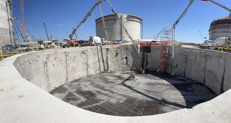 LNG Impoundment Basin